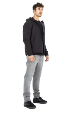 Textile jacket JOHN DOE HOOD XTM V3 RIP STOP SOFTSHELL BLACK