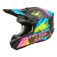Κράνος Motocross 5SERIES ΠΟΛΥΑΚΡΥΛΙΤΗΣ RESEDA ΜΑΥΡΟ/NEON