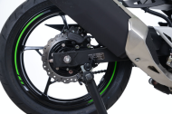 R&G RACING Offset Cotton Reels Black Kawasaki Ninja 400 18-24 Stand Adapters