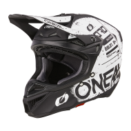 Motocross helmet O'NEAL 5SERIES SCARZ BLACK/WHITE V.24