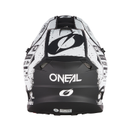 Motocross helmet O'NEAL 5SERIES SCARZ BLACK/WHITE V.24