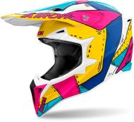 Motocross helmet AIROH WRAAAP PAINT