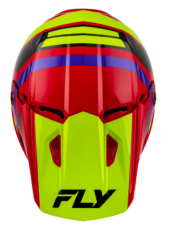 Детска мотокрос каска FLY RACING Kinetic Scrap Red/Hi-Vis/Purple/Black
