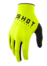 Motocross gloves SHOT Raw Neon Yellow