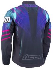 Jachetă moto ICON Synthwave Merc3 Lazer Cobra™ BK