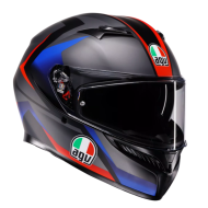 ΚΡΑΝΟΣ AGV K3 STRIGA ΜΑΥΡΟ/ΜΠΛΕ/ΚΟΚΚΙΝΟ