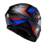 ΚΡΑΝΟΣ AGV K3 STRIGA ΜΑΥΡΟ/ΜΠΛΕ/ΚΟΚΚΙΝΟ