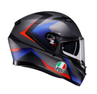 ΚΡΑΝΟΣ AGV K3 STRIGA ΜΑΥΡΟ/ΜΠΛΕ/ΚΟΚΚΙΝΟ