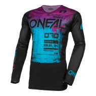 Мотокрос блуза O'NEAL MAYHEM SCARZ BLACK/BLUE V.24