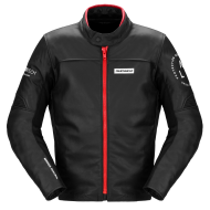 Leather motorcycle jacket SPIDI Genesis Red