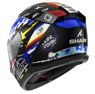 Каска SHARK D-SKWAL 3 STREETRUSH BLACK/BLUE/RED/WHITE