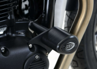 Protecții de protecție R&G RACING Aero Crash Protectors Negre pentru Triumph Speed Twin / BonneVille / Thruxton