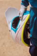 Motocross helmet ONE INDUSTRIES X-297 HORIZON MIAMI WHITE