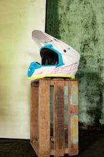 Motocross helmet ONE INDUSTRIES X-297 HORIZON MIAMI WHITE