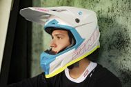 Motocross helmet ONE INDUSTRIES X-297 HORIZON MIAMI WHITE