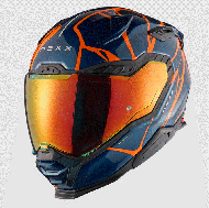 Каска NEXX X.WST3 B-SIDE BLUE TEAL/ORANGE