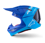 Κράνος Motocross ALPINESTARS S-M10 FLOOD ΜΠΛΕ/ΜΑΥΡΟ-ΚΑΡΒΟΥΝΟ