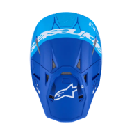Κράνος Motocross ALPINESTARS S-M10 FLOOD ΜΠΛΕ/ΜΑΥΡΟ-ΚΑΡΒΟΥΝΟ
