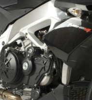 Краш тапи R&G RACING Aero Crash Protectors Black Aprilia Tuono V4 11-13 / R 15-16