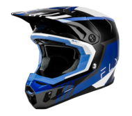 Κράνος Motocross FLY RACING Formula CC Strike - Μαύρο/Μπλε/Γκρι/Λευκό