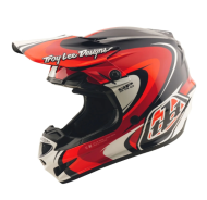 Kids motocross helmet TROY LEE DESIGNS GP Pro Crossover Helmet - Black/Red