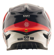 Kids motocross helmet TROY LEE DESIGNS GP Pro Crossover Helmet - Black/Red