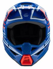 Παιδικό κράνος μοτοκρός ALPINESTARS SM3 WURX ΜΠΛΕ/ΚΟΚΚΙΝΟ/WT/BK
