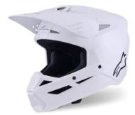 Κράνος μοτοκρός ALPINESTARS SM3 ΛΕΥΚΟ-ΓΥΑΛΙΣΤΕΡΟ