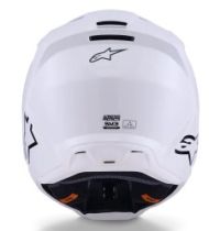 Κράνος μοτοκρός ALPINESTARS SM3 ΛΕΥΚΟ-ΓΥΑΛΙΣΤΕΡΟ