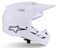 Κράνος μοτοκρός ALPINESTARS SM3 ΛΕΥΚΟ-ΓΥΑΛΙΣΤΕΡΟ