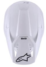 Κράνος μοτοκρός ALPINESTARS SM3 ΛΕΥΚΟ-ΓΥΑΛΙΣΤΕΡΟ