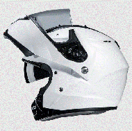 Open helmet HJC C91N PEARL WHITE