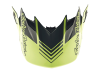 Ζελατίνα κράνους TROY LEE DESIGNS GP Pro Segment - Neon Yellow/Black