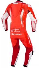 Echipament piele ALPINESTARS GP TECH V5 FLUO ROȘU/ALB