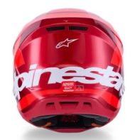 Κράνος μοτοκρός ALPINESTARS SM7 CORE ΚΟΚΚΙΝΟ-ΓΥΑΛΙΣΤΕΡΟ