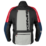 Men's textile motorcycle jacket SPIDI 4 SEASON V3 BLUE/ICE/RED