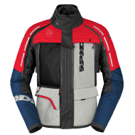 Men's textile motorcycle jacket SPIDI 4 SEASON V3 BLUE/ICE/RED