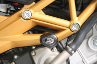 Краш тапи R&G RACING Aero Crash Protectors Black Aprilia Dorsoduro/Shiver 750