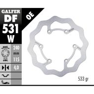 Заден спирачен диск Galfer WAVE FIXED 240x4mm DF531W