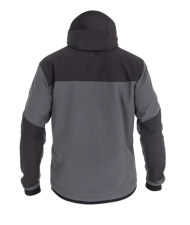 Textile jacket JOHN DOE HOOD XTM V3 RIP STOP SOFTSHELL GRAY/BLACK