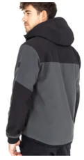 Textile jacket JOHN DOE HOOD XTM V3 RIP STOP SOFTSHELL GRAY/BLACK