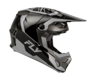 Κράνος Motocross FLY RACING Formula CP Charge - Μαύρο/Γκρι/Ανοιχτό Γκρι