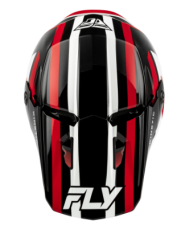 Κράνος FLY RACING Kinetic Sync Motocross - Μαύρο/Κόκκινο/Λευκό
