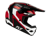 Κράνος FLY RACING Kinetic Sync Motocross - Μαύρο/Κόκκινο/Λευκό