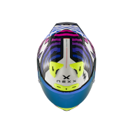 Каска NEXX X.R3R ZIGER PURPLE/BLUE