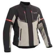 Textile motorcycle jacket Lindstrands Lomsen Black/Light grey