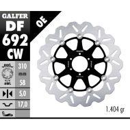 Floating Front Brake Disc Galfer WAVE FLOATING COMPLETE (C. ALU.) 310x5mm DF692CW