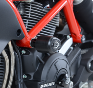 Краш тапи R&G RACING Aero Crash Protectors Black Ducati Monster 797 17-21
