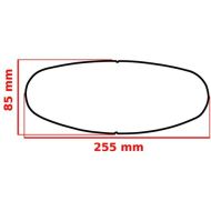 Universal plate ANTIFOG FOGCITY FULLFACE FCE001 255x85mm