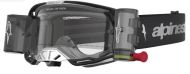 ALPINESTARS VISION 8 AMBER ROLL-OFF BK/SLVR motocross goggles
